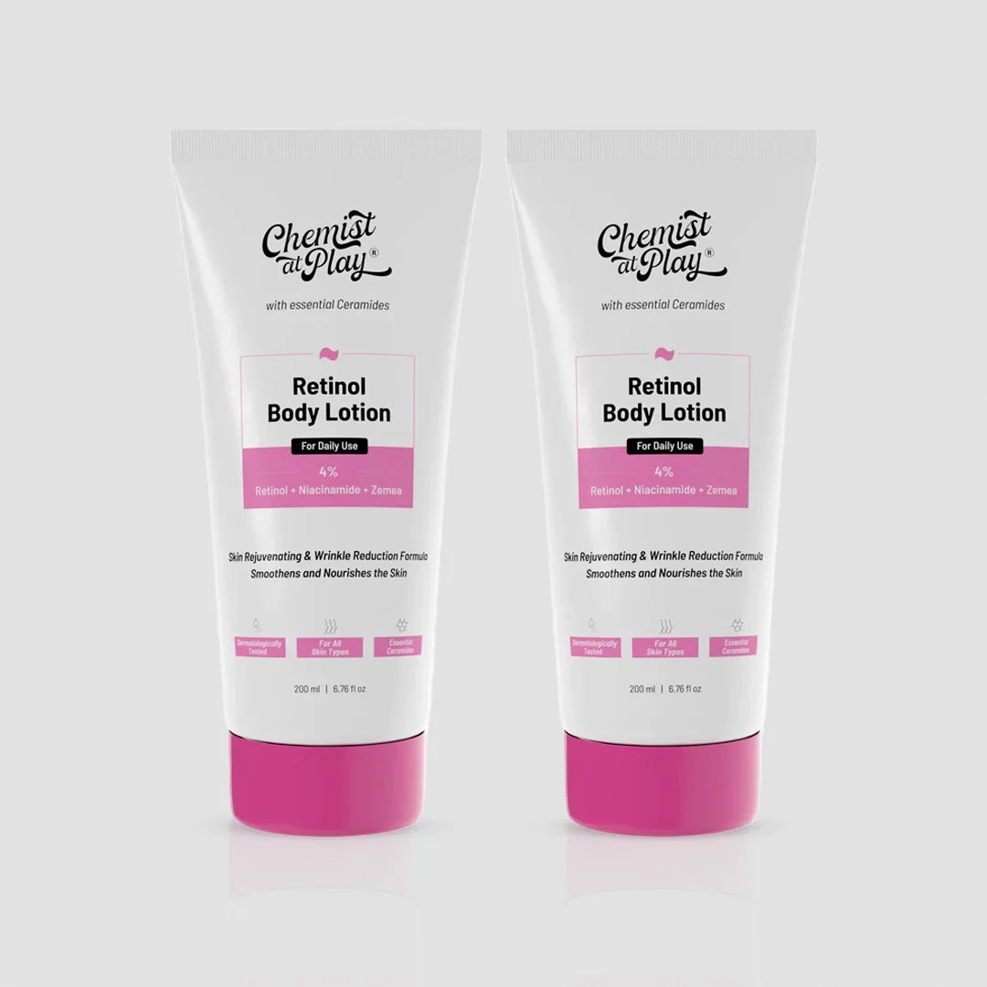 Retinol Body Lotion for Anti-Aging & Firm Skin - 200 ml | Pack of 2