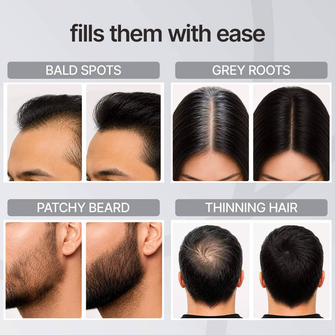 Full-Fill Hair Concealer Powder | Black
