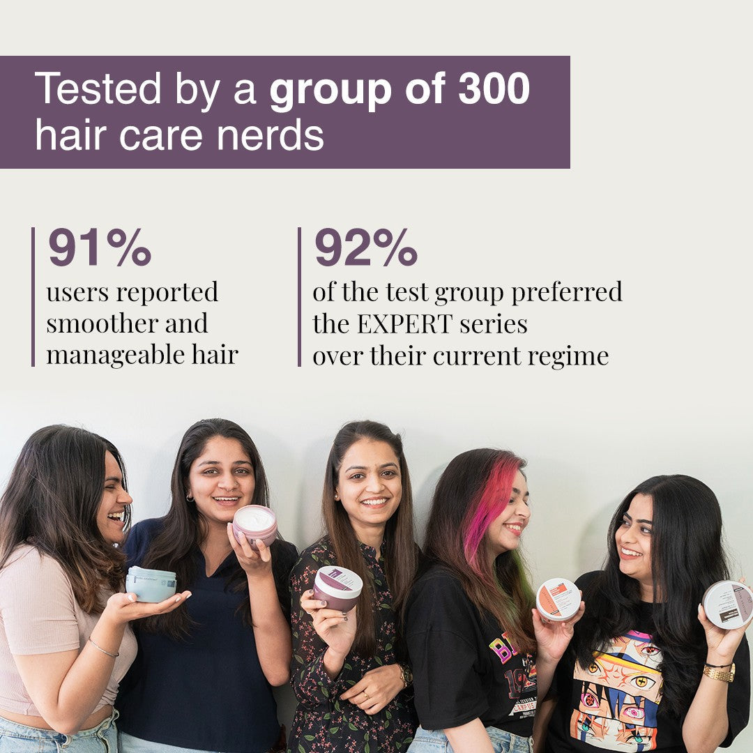 Anti-Frizz Hair Mask with Hyaluronic Acid for Frizzy Hair - 250 gm