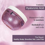 Anti-Frizz Hair Mask with Hyaluronic Acid for Frizzy Hair - 250 gm