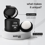 Full-Fill Hair Concealer Powder | Black