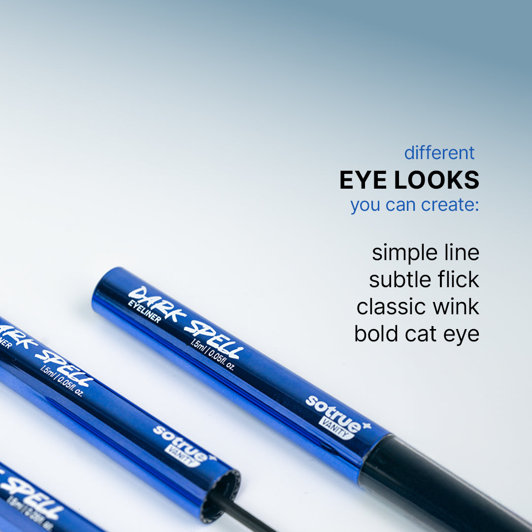 Dark Spell Liquid Eyeliner | Intense Jet Black