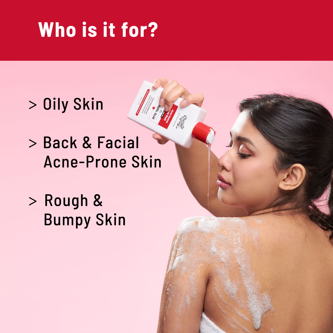 Bye Acne, welcome Freshness! (Acne Body Wash - 236 ml | Aqua Underarm Roll On - 40 ml)