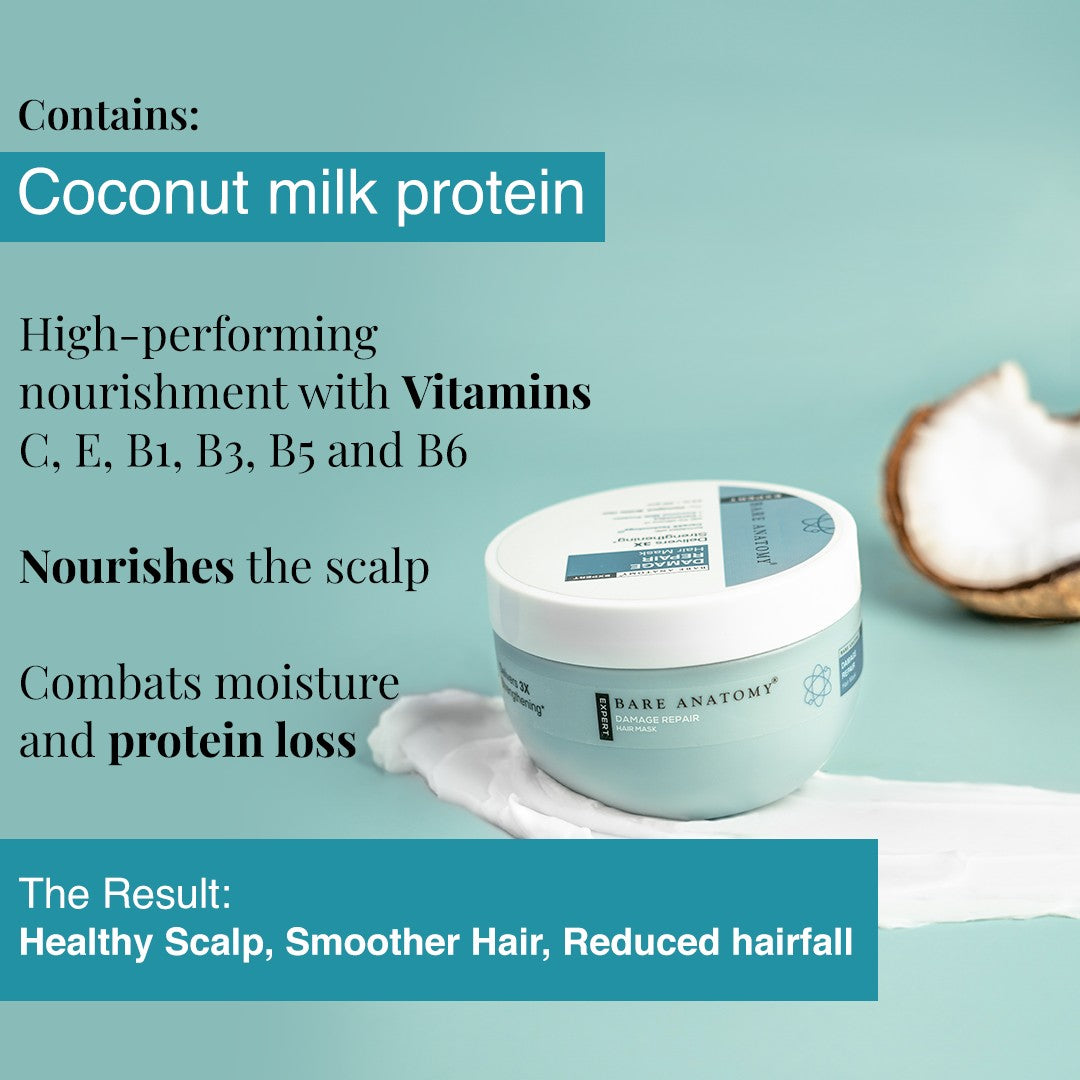 Damage Repair Hair Mask for Dry & Damaged Hair - 250 gm | Pack of 2
