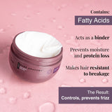 Anti-Frizz Hair Mask with Hyaluronic Acid for Frizzy Hair - 250 gm