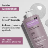 Ultra Smoothing Shampoo with Niacinamide & Aloe Vera Extract for Dry & Frizzy Hair- 750 ml
