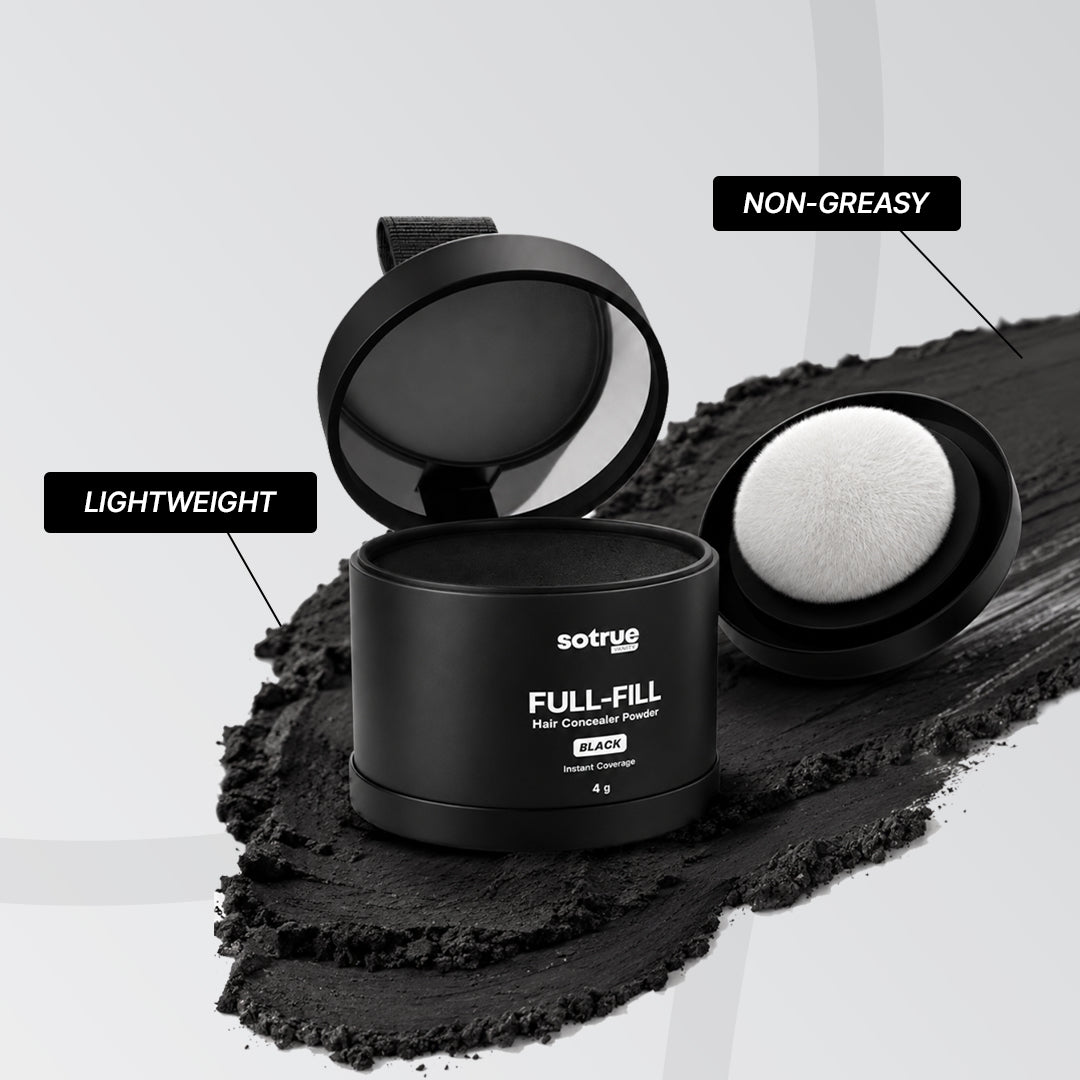 Full-Fill Hair Concealer Powder | Black