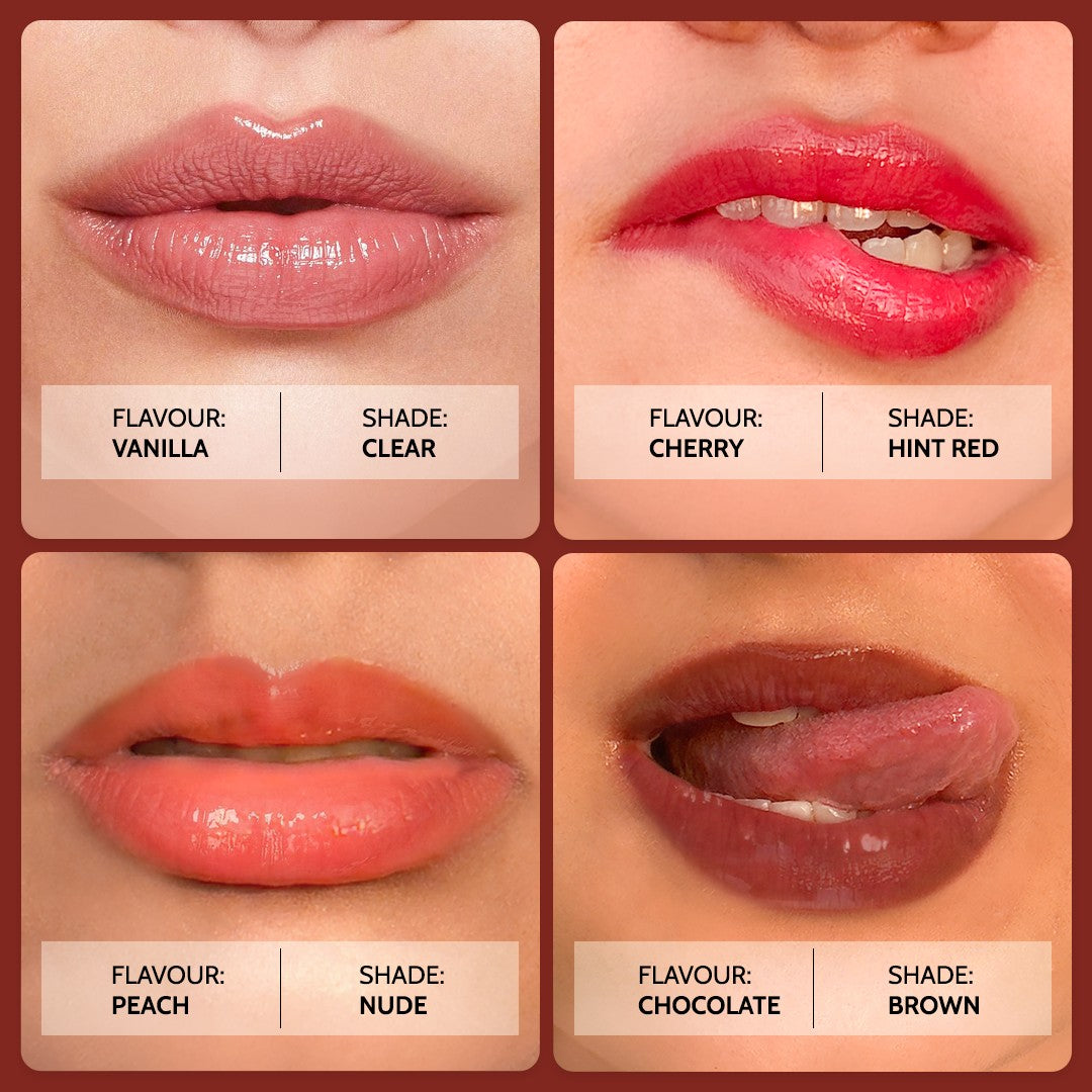 Ceramides + 2% Kojic Acid Tinted Lip Balm (Cherry) | SPF 50 PA++++ | 10 gm | Pack of 2