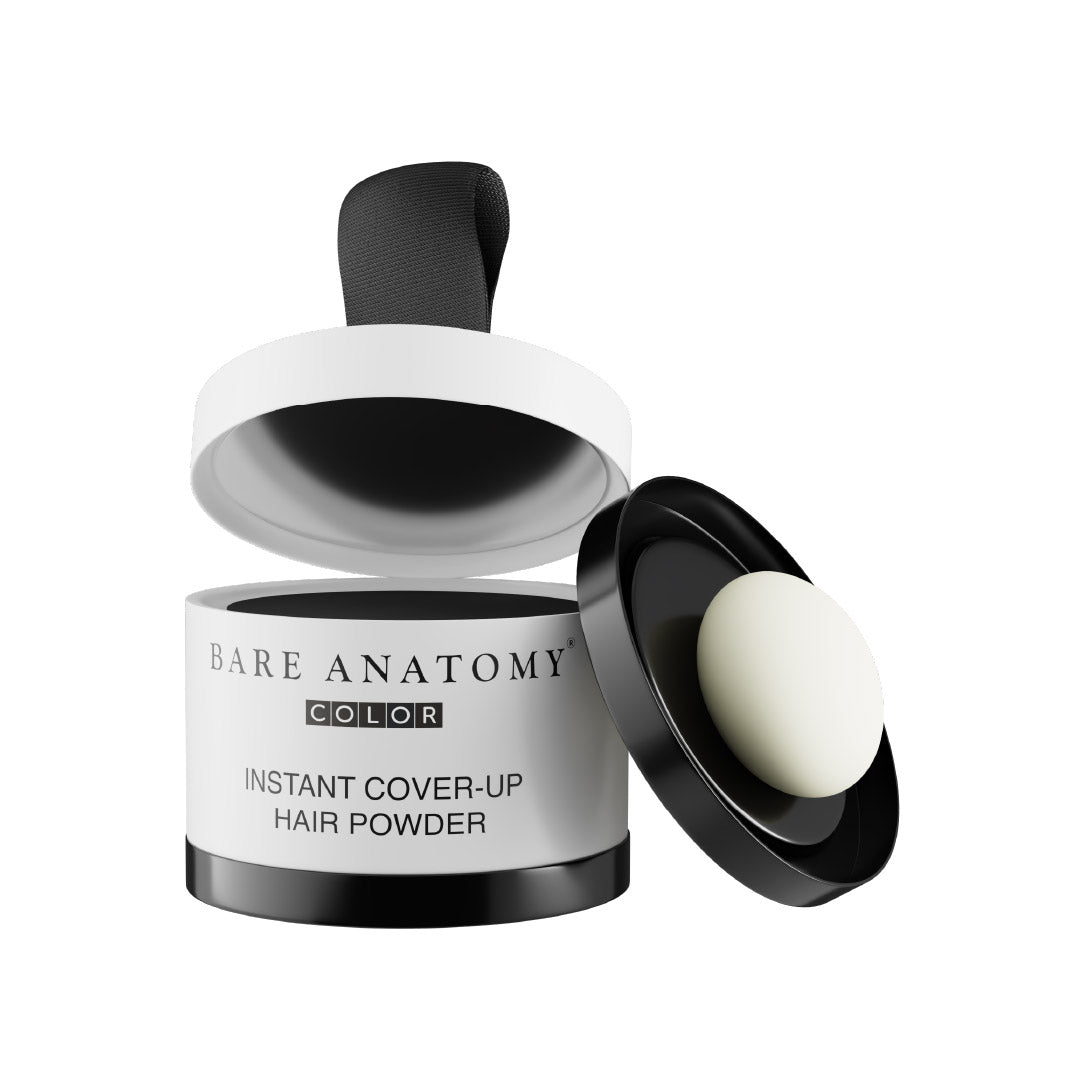 Instant Hair Cover-Up Powder (Black Color) - 4 gm
