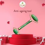 Natural Jade Gem Stone Face Massage Roller