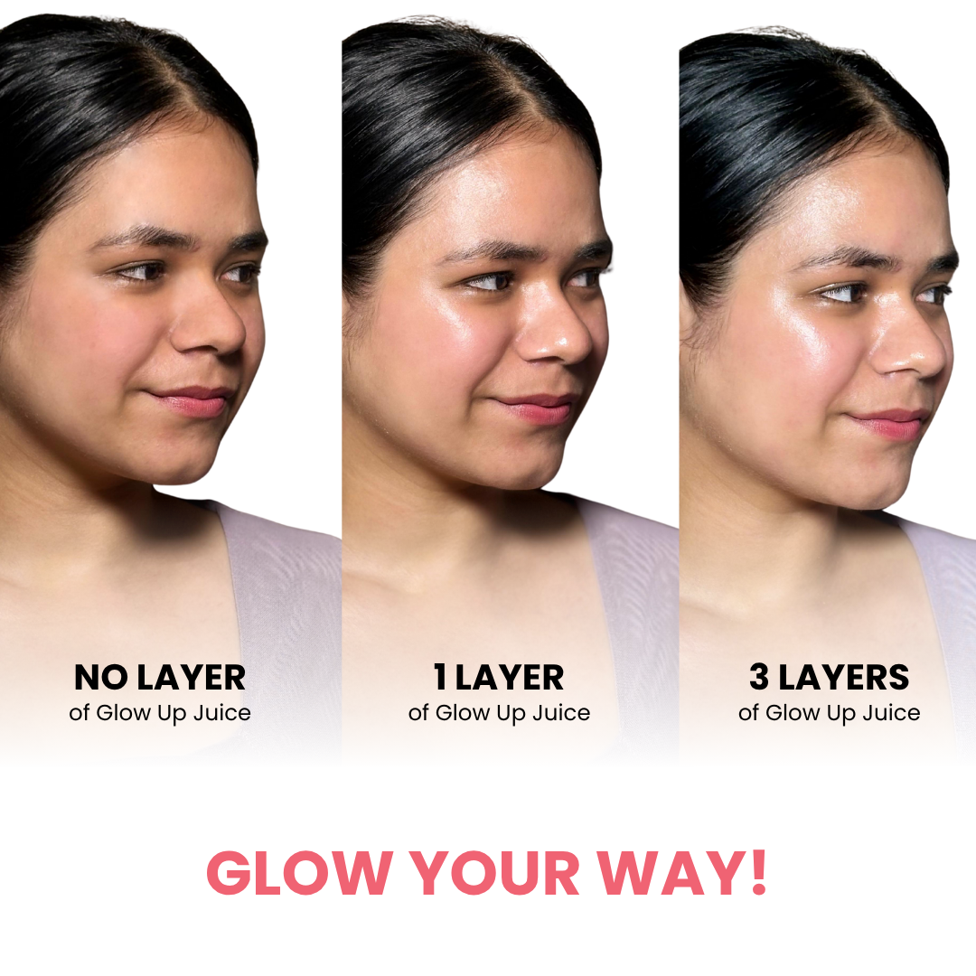 Glow Up Juice Spf 35 PA++++  Rice & Rose Dewy Spf Toner Mist
