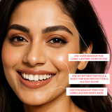 Glow Up Juice Spf 35 PA++++  Rice & Rose Dewy Spf Toner Mist