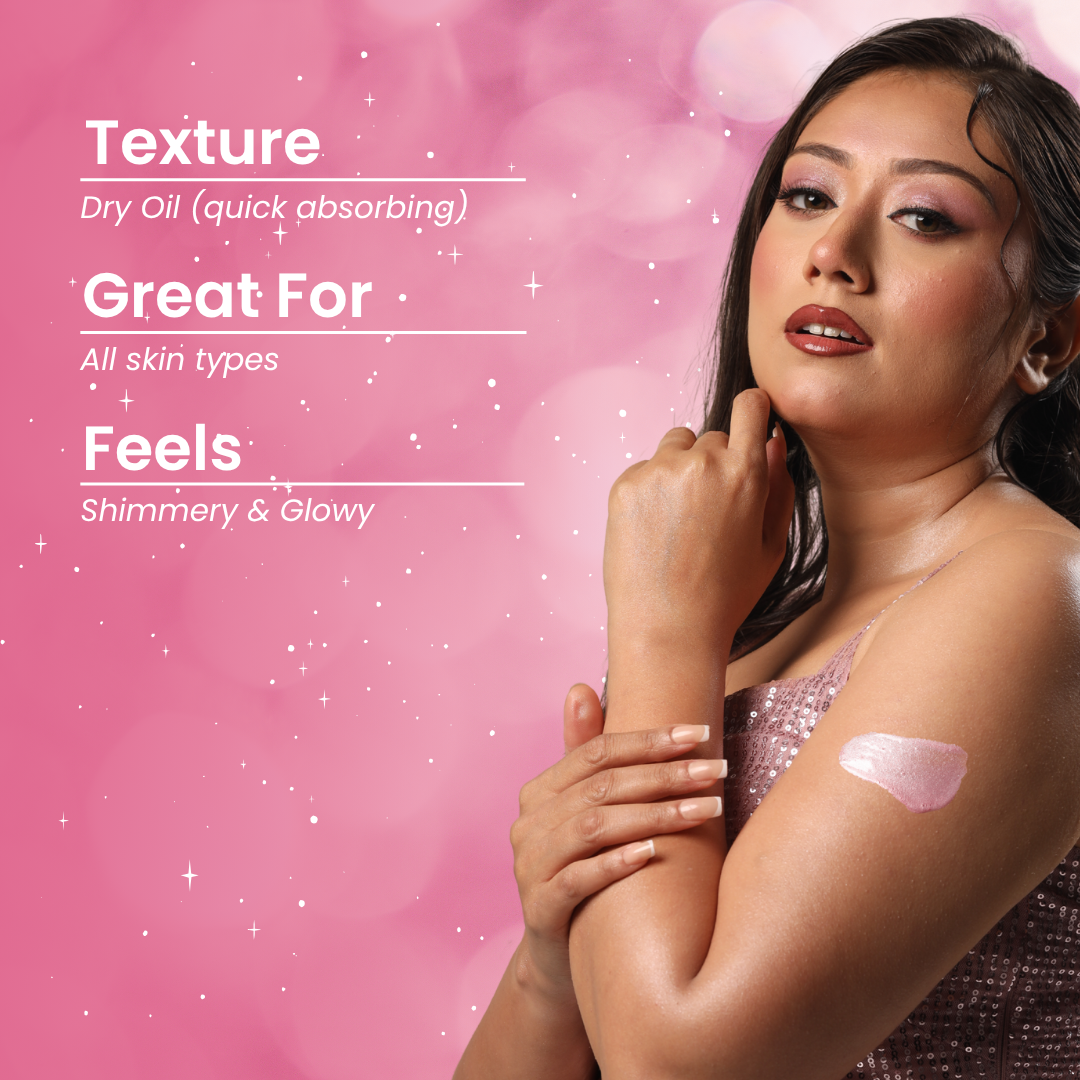 Glow Drip Shimmer Body Oil (Choose Any One)