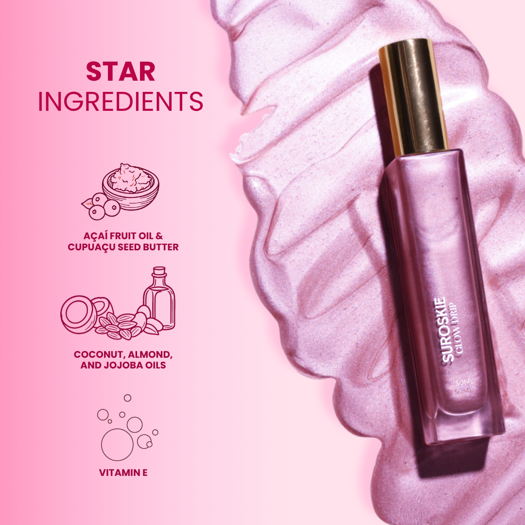 Glow Drip Shimmer Body Oil (Choose Any One)