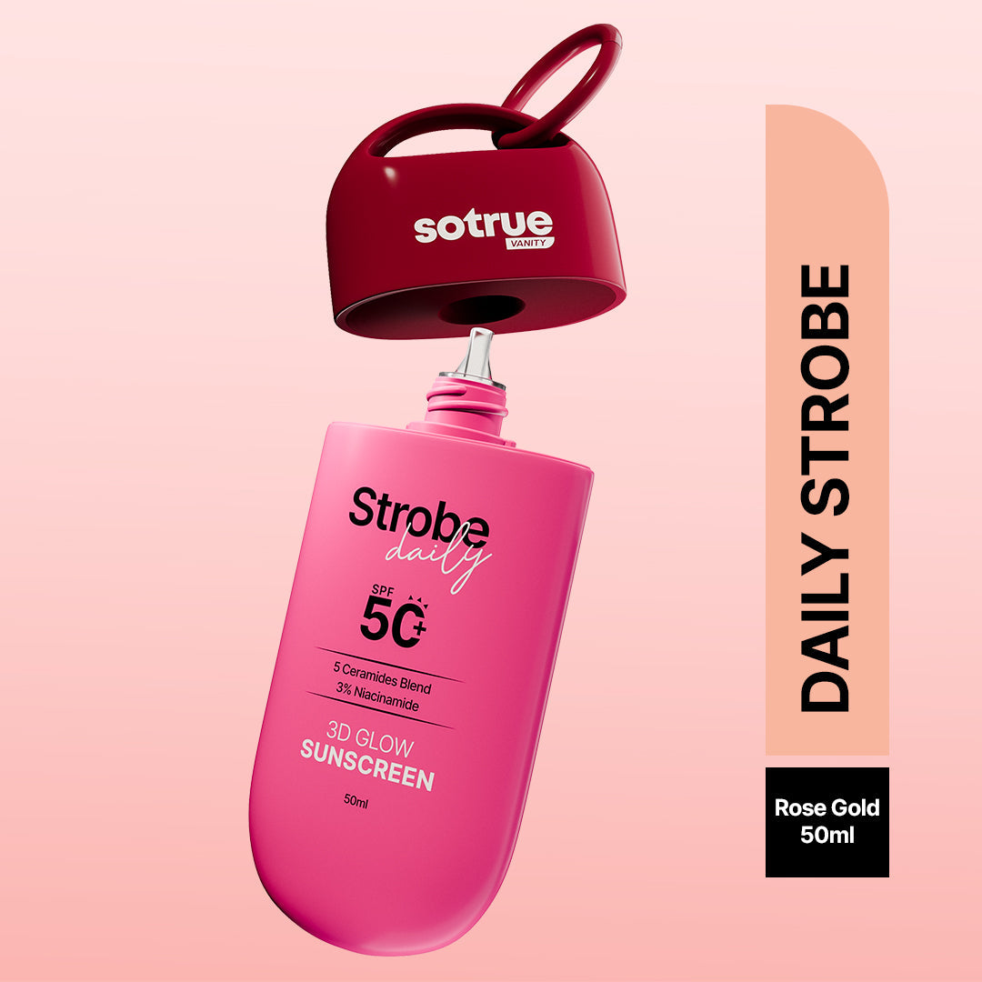 Daily Strobe Cream with SPF 50+ | Rose Gold