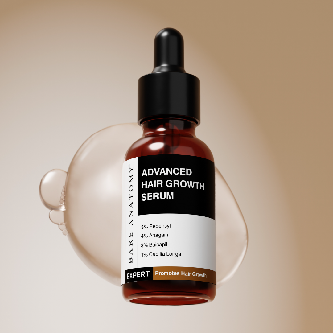 Advanced Hair Growth Serum with 3% Redensyl, 4% Anagain, 3% Bicapil & 1% Capilia Longa - 30 ml