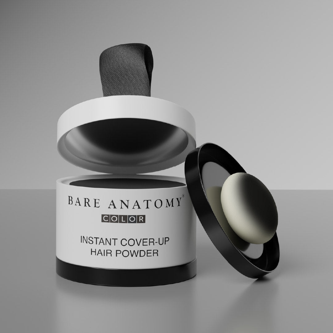 Instant Hair Cover-Up Powder (Black Color) - 4 gm