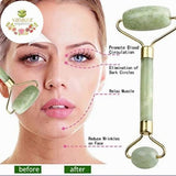 Natural Jade Gem Stone Face Massage Roller