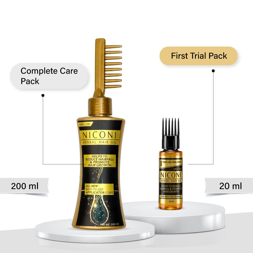 Niconi Herbal Hair Oil Testing Bottle 20 ml