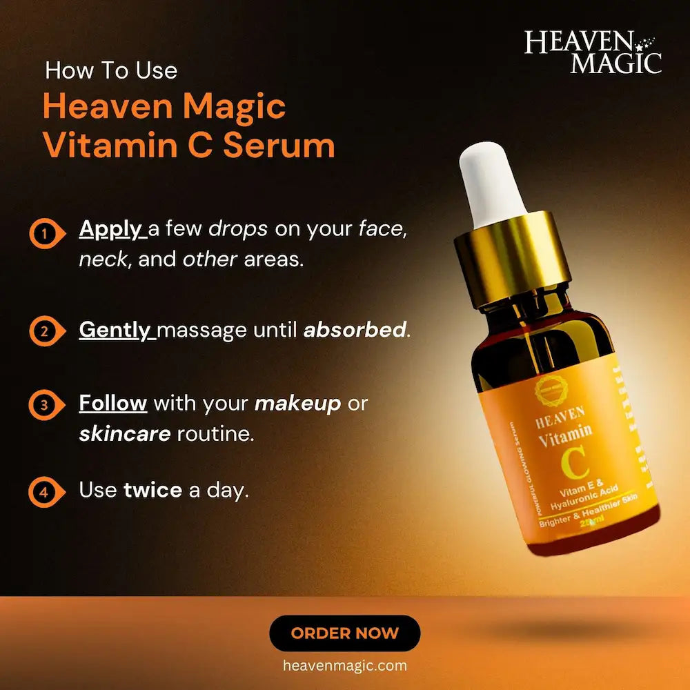 Heaven Magic - Vitamin C Serum - 25 ml - Brighter and Healthier Skin
