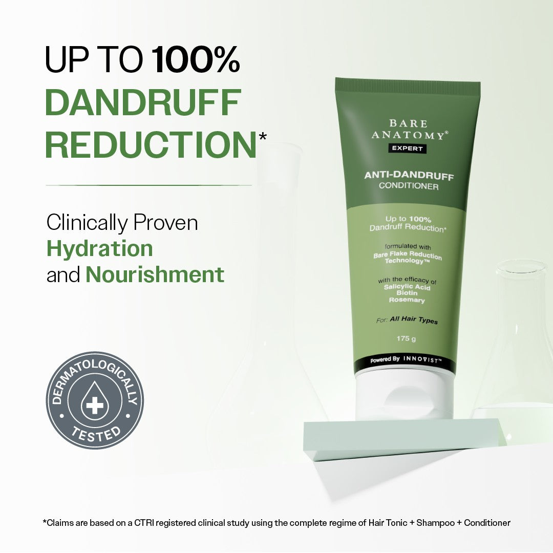 Anti-Dandruff Hair Conditioner with Salicylic Acid, Biotin & Rosemary - 175 gm