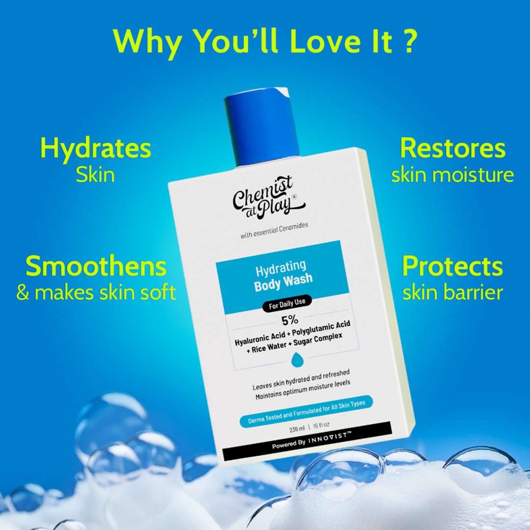 Hydrating Body Wash with Hyaluronic Acid & Coconut Oil - 236 ml | Pack of 2