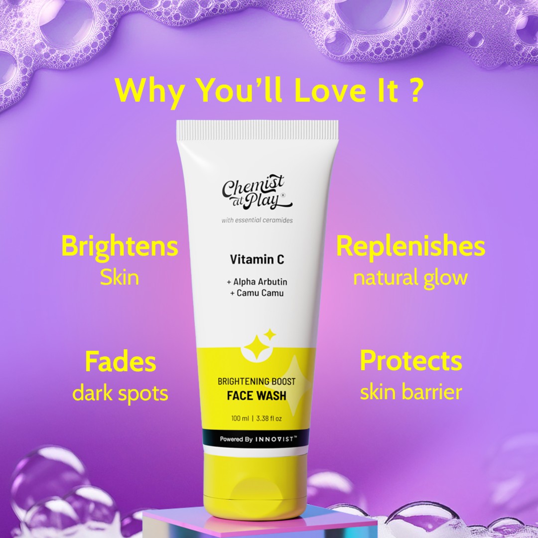 Vitamin C Brightening Boost Face Wash - 100 ml | Pack of 2