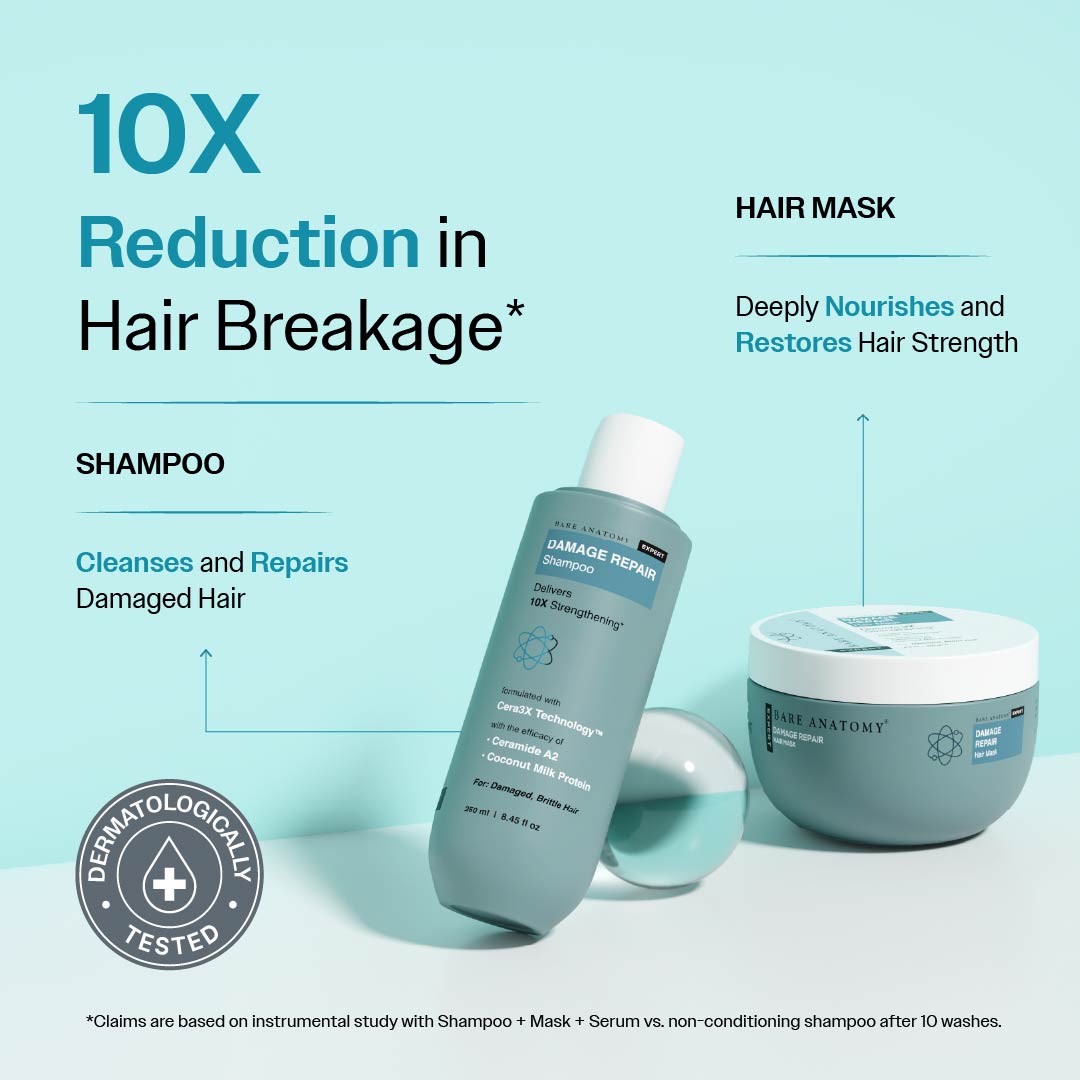 Damage Repair Kit (Shampoo - 250 ml | Mask - 250 gm)