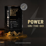 100% Pure Himalayan Shilajit Honey Sticks With Organic Honey & Saffron - 30 Sticks