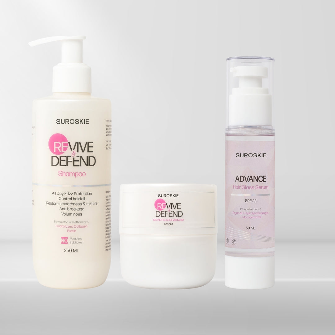 Revive & Defend Hair Care Trio (Shampoo + Hair Mask + Hair Serum)