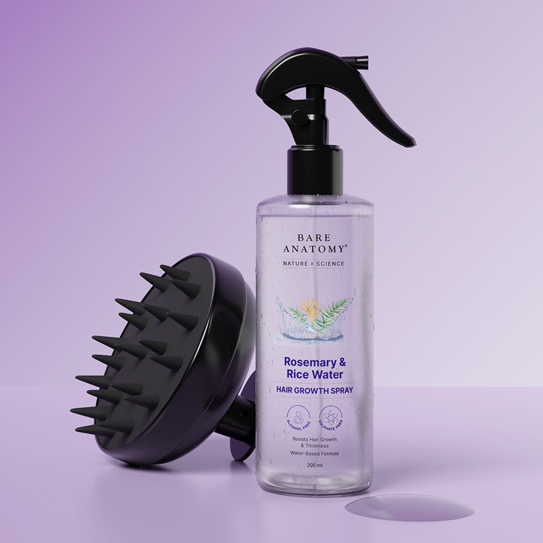 Rosemary Water Spray (200 ml)  & Scalp Massager Hair Growth Combo