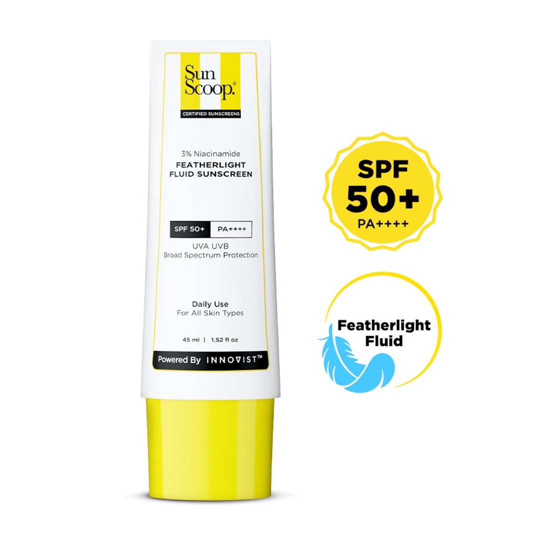 3% Niacinamide Featherlight Fluid Sunscreen SPF 50+ PA++++ (45 ml) + Hydrating Fluid Sunscreen for Face and Body SPF 60 PA++++ (125 ml) duo