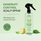 Neem & Lemon Dandruff Control Scalp Spray - 200 ml | Pack of 3