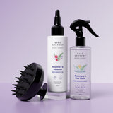 Rosemary Hair Oil (100 ml), Rosemary Hair Spray (200 ml) & Scalp Massager Combo for Hair Growth