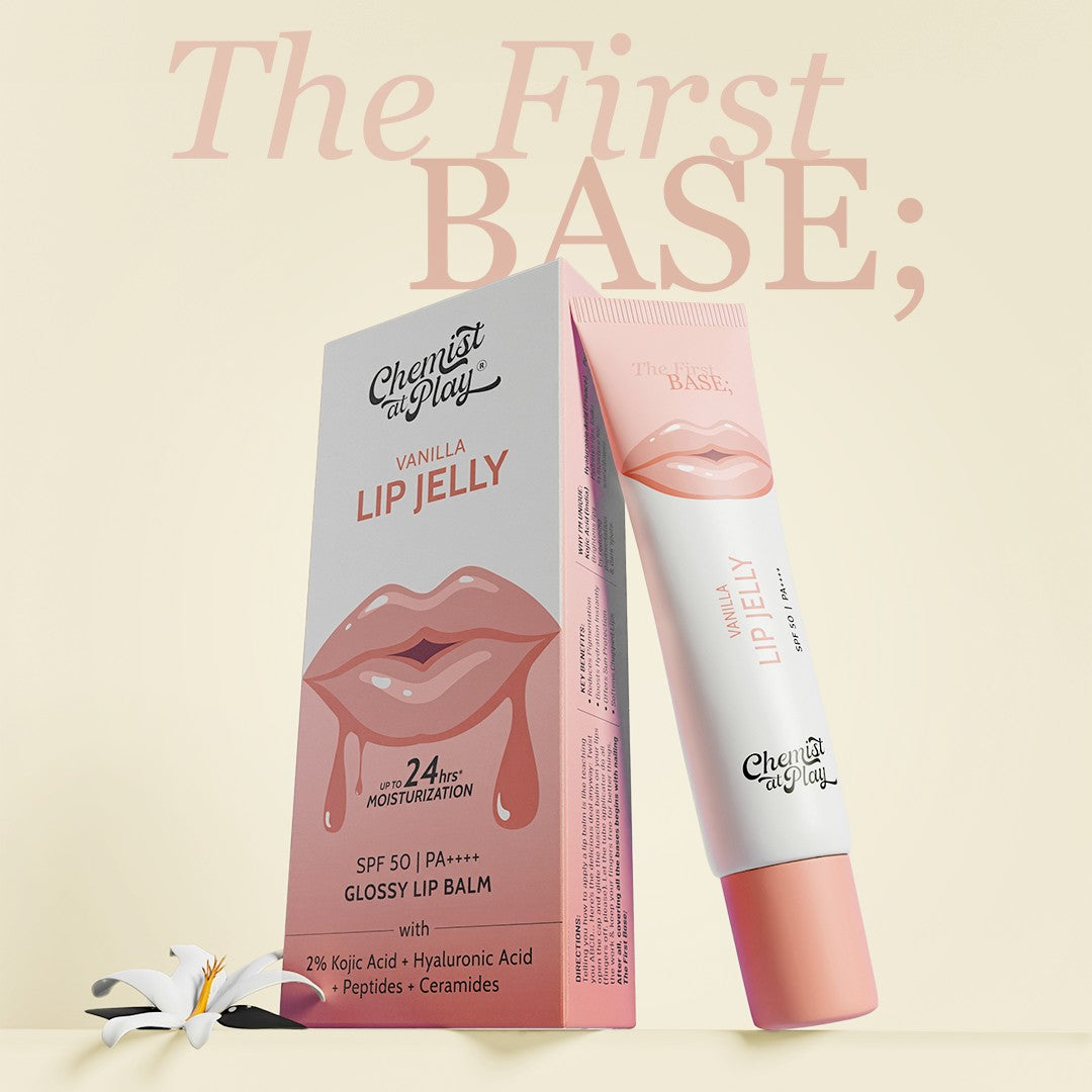 Ceramides + 2% Kojic Acid Lip Balm (Vanilla) | SPF 50 PA++++ | 10 gm