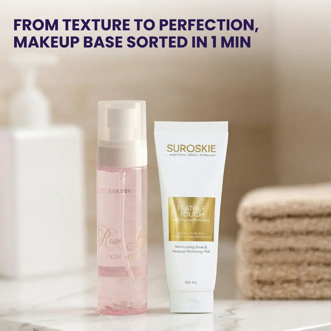 ACE Your Base Combo ( Rose Glass Skin Mist + Feather Touch Moisturiser )
