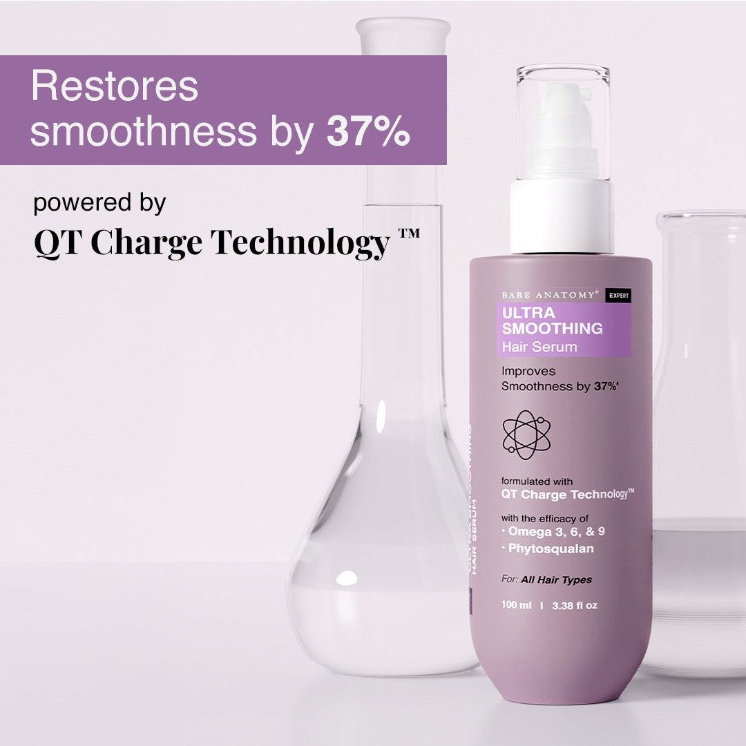 Ultra Smoothing Hair Serum with Vitamin E for Dry & Frizzy Hair | Improves Smoothness & Shine - 100 ml
