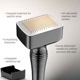 Derma Stamp with Sanitizer | Adjustable Titanium-Coated Needles