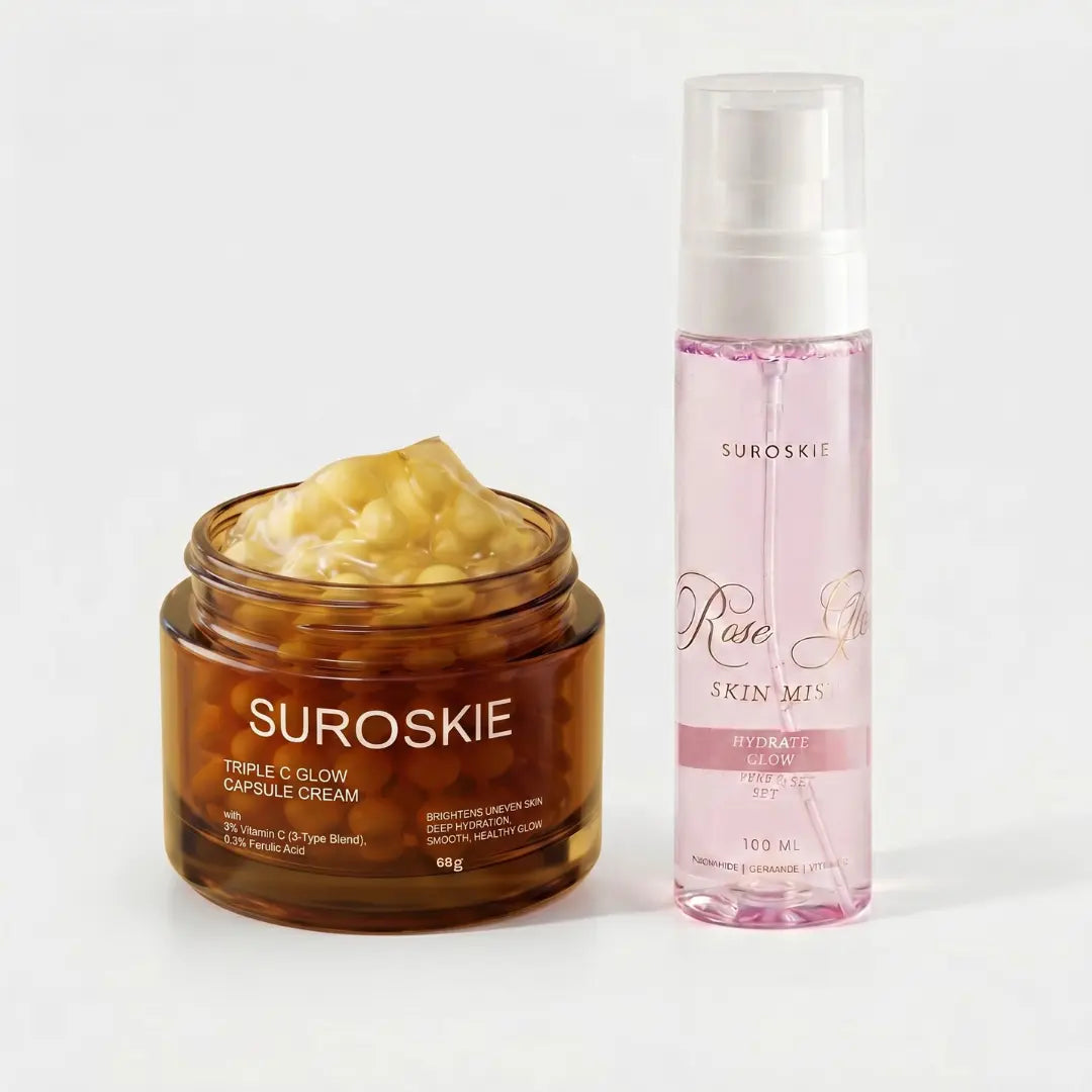Triple C Glow Capsule cream + Rose mist