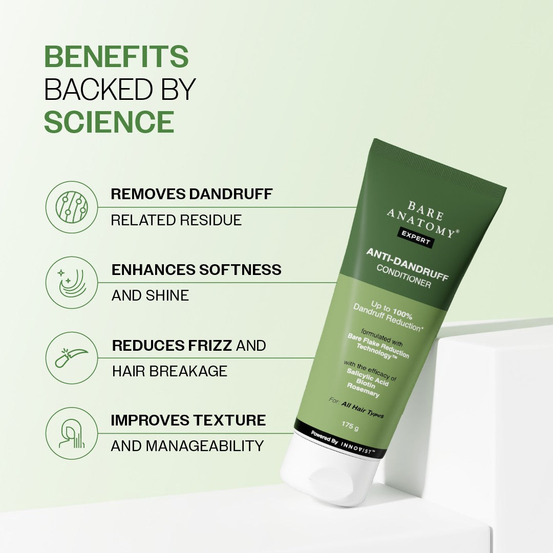 Anti-Dandruff Hair Conditioner with Salicylic Acid, Biotin & Rosemary - 175 gm