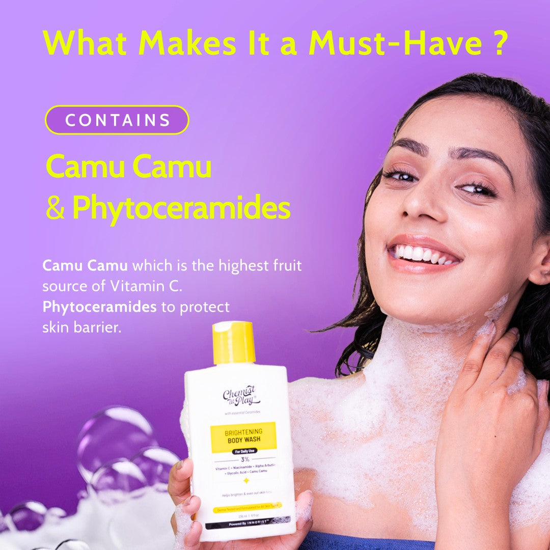 Exfoliating Body Wash - (236 ml) + Brightening Body Wash  - (236 ml)