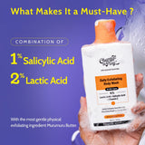 Exfoliating Body Wash with Lactic Acid & Salicylic Acid - 236 ml | Pack of 3
