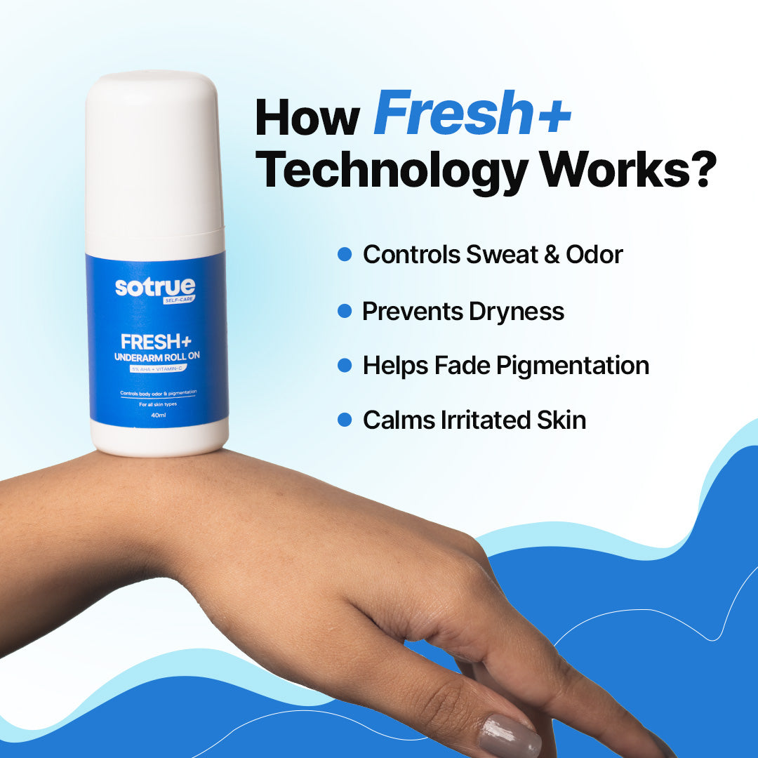 Fresh+ Underarm Roll-on | Odour & Sweat Control
