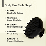 Rosemary Oil (100 ml) & Scalp Massager Hair Growth Combo