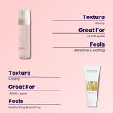 ACE Your Base Combo ( Rose Glass Skin Mist + Feather Touch Moisturiser )