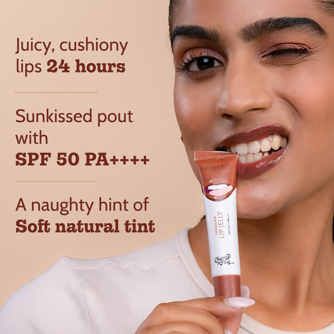 Ceramides + 2% Kojic Acid Tinted Lip Balm (Chocolate) | SPF 50 PA++++ | 10 gm