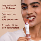 Ceramides + 2% Kojic Acid Tinted Lip Balm (Chocolate) | SPF 50 PA++++ | 10 gm
