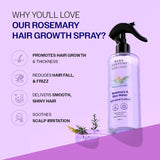 Hair & Skin Bestseller Duo (Rosemary & Rice Water Hair Growth Spray - 200 ml + Exfoliating Body Wash - 236 ml)