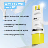 3% Niacinamide Featherlight Fluid Sunscreen| SPF 50+ PA++++| In-Vivo Tested - 45ml | Pack of 2