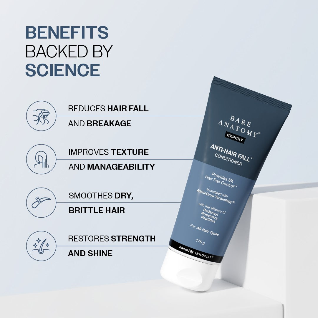 Anti-Hair Fall Conditioner with Redensyl, Rosemary & Peptides for Hair fall & Thinning - 175 gm